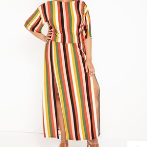 Eloquii maxi skirt + top